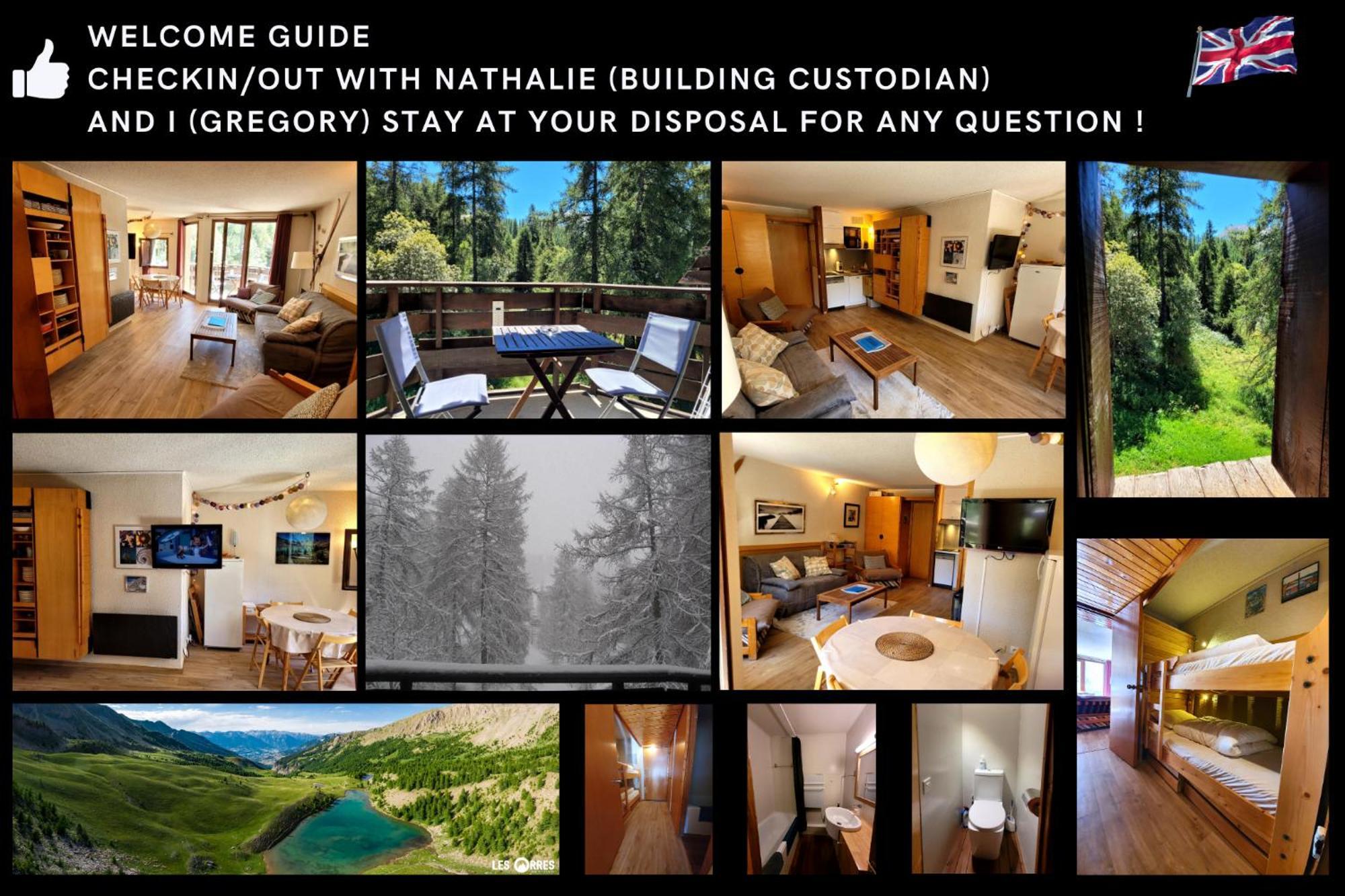 Le Lodge Des Marmottes - Calme, Cosy, Vue Nature Les Orres Exterior photo
